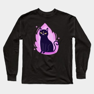 Magic black cat Long Sleeve T-Shirt